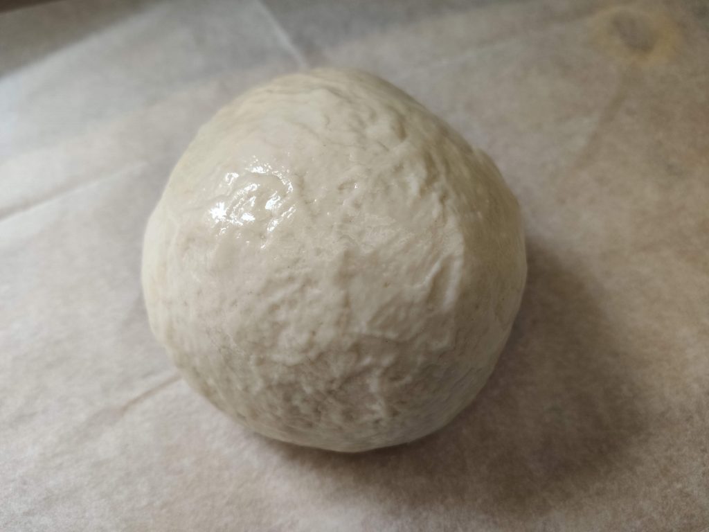הכנת לחם נאן - כדור בצק