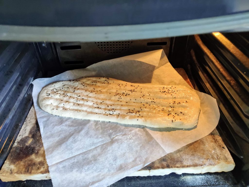 לחם ברברי פרסי אסלי - אפייה